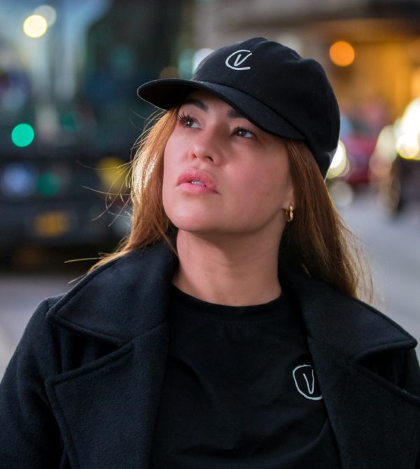 Women’s Classic Cotton Hat – Pure Black